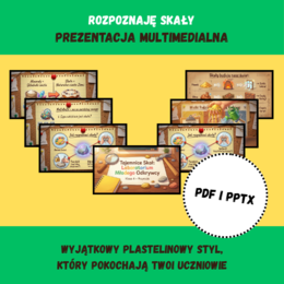 Rozpoznaję skały – Laboratorium Młodego Odkrywcy | Prezentacja Przyroda Klasa 4 (PDF + PPTX)
