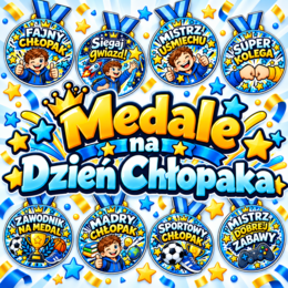 Niebieskie medale - Dzień Chłopaka
