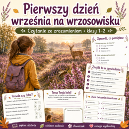 Pierwszy dzień września na wrzosowisku