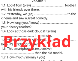 Zadania do egzaminu ósmoklasisty w stylu zadania 13
