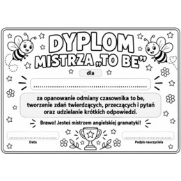 CZASOWNIK TO BE – kompleksowy pakiet edukacyjny dla klas 1–4 szkoły podstawowej