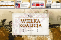 Wielka koalicja 1941-1943 - prezentacja historia klasa 8