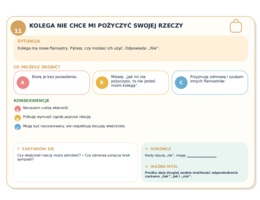 „Co mam zrobić? – 50 sytuacji społecznych dla klas 1–3”