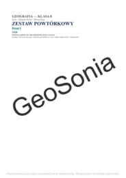 GEOGRAFIA KLASA 8 – Zestaw Powtórkowy: Dział I – Azja (Planeta Nowa)