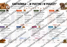 Kartkówka "W pustyni i w puszczy"