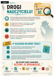 AI DETEKTYW – Prawda, fałsz czy AI? | 24 misje + 4 Wielkie Sprawy + finałowe śledztwo