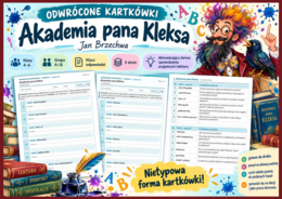 "AKADEMIA PANA KLEKSA " - odwrócona kartkówka - 2 grupy - klucz odpowiedzi