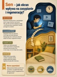 Twój mózg potrzebuje OFFLINE – higiena cyfrowa, czas ekranowy i koncentracja | 9 plansz edukacyjnych