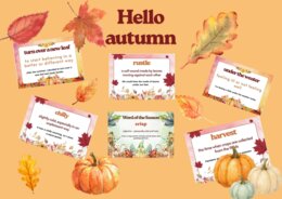 Autumn - gazetka jesienna j. angielski