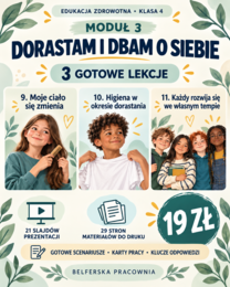 🌿 EDUKACJA ZDROWOTNA – KLASA 4 🌿 MODUŁ 3: DORASTAM I DBAM O SIEBIE