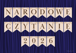 Narodowe Czytanie 2026 - girlanda