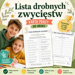 Lista drobnych zwycięstw – zauważam własny postęp