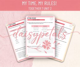 Karta Pracy + KLUCZ: My Time, My Rules! (Together 7, Unit 2) – Past Simple, Used to, Zaimki