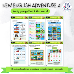 New English Adventure 2 – Unit 7: Our World – zadania komunikacyjne