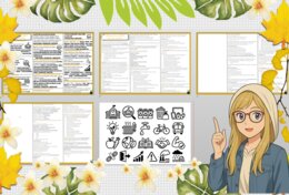 Sketchnotka/notatka - dla ucznia i przypomnienie dla nauczyciela w pdf. Temat "EKOanaliza SWOT naszej szkoły". Edukacja zdrowotna. Klasa 8.