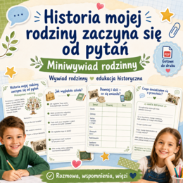 Historia mojej rodziny zaczyna się od pytań