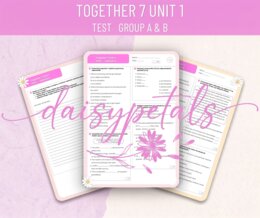 Kompletny Sprawdzian + Klucz: Together 7, Unit 1 (Grupa A i B) | Gotowy do druku!