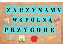 DEKORACJA  „ZACZYNAMY WSPÓLNĄ PRZYGODĘ” 🔎🛣️🎒