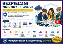 🛡️ BEZPIECZNI 2026/2027 – KLASA VII - 10 gotowych godzin wychowawczych o bezpieczeństwie