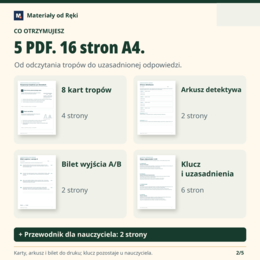 Krajobrazy Polski - 8 kart tropów i 4 porównania | Geografia, klasa 5