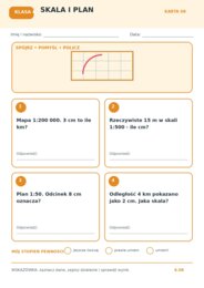 Matematyka – klasa 6 | 12 graficznych kart pracy + klucz odpowiedzi