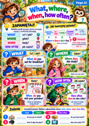 Present Simple – karty pracy, ćwiczenia i powtórka gramatyki