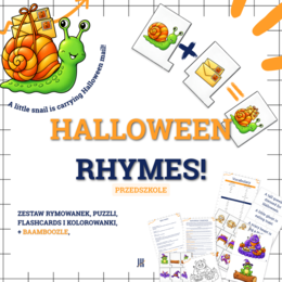 Halloween Rhymes - bez straszenia! 🎃 Rymowanki, puzzle i zabawy po angielsku - EDYCJA PRZEDSZKOLE