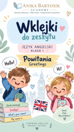 Wklejki do zeszytu – Greetings | Powitania | Język angielski klasa 1