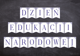 Dzień Edukacji Narodowej - girlanda