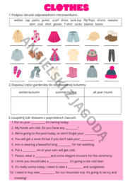 Clothes vocabulary