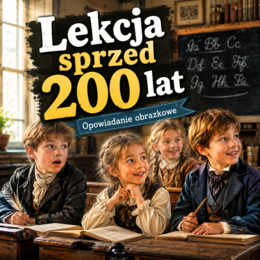 Lekcja sprzed 200 lat — opowiadanie obrazkowe