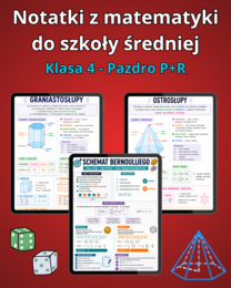Notatki z matematyki do 4 klasy - Pazdro 4R