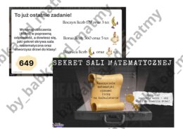 Tajemnica sali matematycznej - ESCAPE ROOM ONLINE!