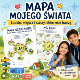 Mapa mojego świata — ludzie, miejsca i rzeczy, które mnie tworzą