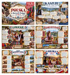Polska w barwach tradycji - gazetka 23 plansze