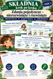 Składnia krok po kroku- zdanie pojedyncze rozwinięte i nierozwinięte