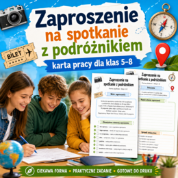 Zaproszenie na spotkanie z podróżnikiem