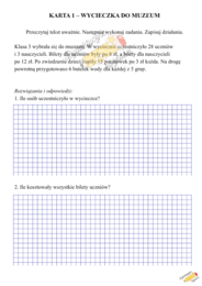 Teksty matematyczne dla klasy 3