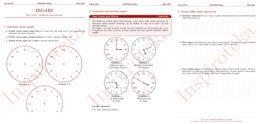 Karta pracy Zegary Matematyka klasy 2-8