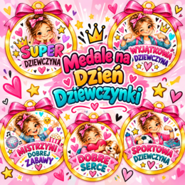 Medale - Dzień Dziewczyny
