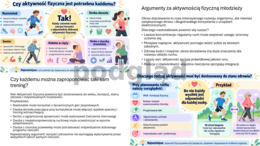 Argumenty za aktywnością fizyczną – różne grupy wiekowe i osoby o zróżnicowanych potrzebach zdrowotnych | prezentacja - edukacja zdrowotna