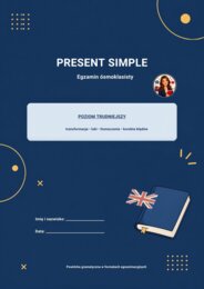 Present Simple – trudniejsza karta pracy z kluczem | Powtórka do egzaminu ósmoklasisty