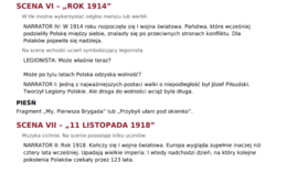 Scenariusz uroczystości - 11 listopada klasy 4-8