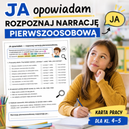 JA opowiadam — rozpoznaj narrację pierwszoosobową