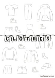 👕 CLOTHES & COLOURS 🎨 | Together 4 – Unit 2 | 13 stron | Ręcznie rysowane karty pracy | Język angielski