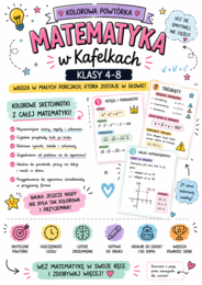📐 MATEMATYKA W KAFELKACH – klasy 4–8 📚✨