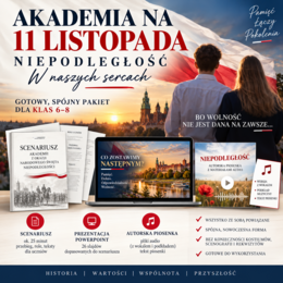 11 listopada- scenariusz apelu szkolnego, prezentacja do wyświetlenia, autorska piosenka