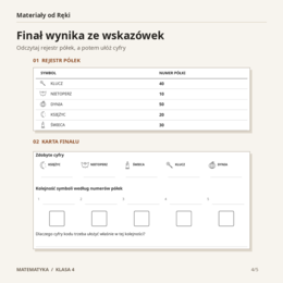 Matematyczne Halloween - tajemnica zaginionego kodu | klasa 4 | 2 poziomy
