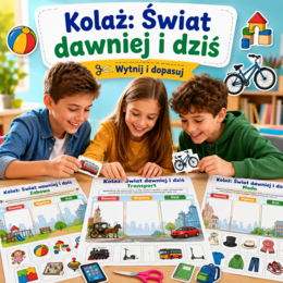 Kolaż: Świat dawniej i dziś
