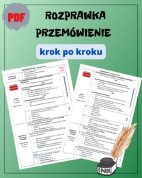 Rozprawka i przemówienie SCHEMATY (krok po kroku)